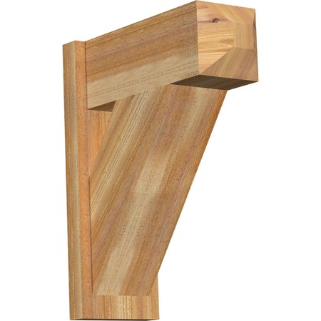 Ekena Millwork Traditional Rough Sawn Craftsman Outlooker, Western Red Cedar, 8"W x 20"D x 24"H OUT08X20X24TRA04RWR